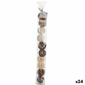 Boule Décorative Blanc Marron Noir Naturel (24 Unités): Plus de 300.000 produits de grandes marques en vente directe à prix usin
