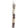 Boule Décorative Blanc Marron Noir Naturel (24 Unités): Plus de 300.000 produits de grandes marques en vente directe à prix usin