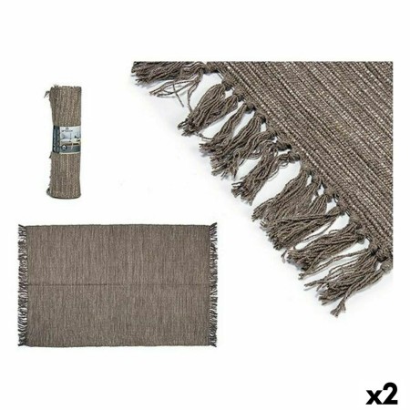 Tapis Marron 120 x 80 x 1 cm (2 Unités): Plus de 300.000 produits de grandes marques en vente directe à prix usine sur cadeaufou
