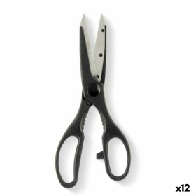 Ciseaux Kinvara KN0194 Noir Argenté Acier inoxydable 7,5 x 21 x 1 cm (12 Unités): Plus de 300.000 produits de grandes marques en