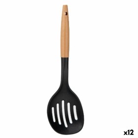 Écumoire Kinvara 79622 Noir Naturel Bois 11 x 35 x 4 cm (12 Unités): Plus de 300.000 produits de grandes marques en vente direct