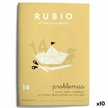 Cahier de maths Rubio Nº 14 A5 Espagnol 20 Volets (10 Unités): Plus de 300.000 produits de grandes marques en vente directe à pr