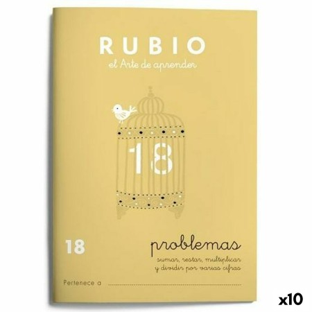 Cahier de maths Rubio Nº 18 A5 Espagnol 20 Volets (10 Unités): Plus de 300.000 produits de grandes marques en vente directe à pr