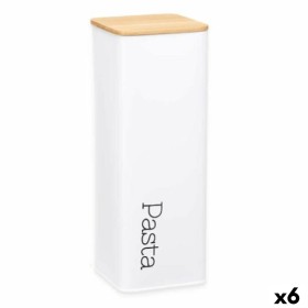 Boîte en métal Kinvara W7081-4 Blanc Métal 8 x 26,5 x 8 cm Pâtes (6 Unités): Plus de 300.000 produits de grandes marques en vent