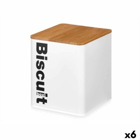 Boîte à biscuits et à gâteaux Kinvara W5003BM Blanc Métal 13,7 x 16,5 x 14 cm (6 Unités): Plus de 300.000 produits de grandes ma