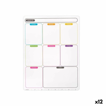 Planificateur hebdomadaire Pincello 425 Blanc A4 Aimant (12 Unités): Plus de 300.000 produits de grandes marques en vente direct