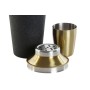 Shaker DKD Home Decor Noir Acier inoxydable 9,5 x 9,5 x 22 cm: Plus de 300.000 produits de grandes marques en vente directe à pr