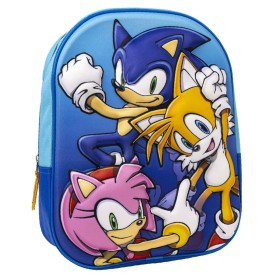 Cartable 3D Sonic 25 x 31 x 9 cm Bleu: Plus de 300.000 produits de grandes marques en vente directe à prix usine sur cadeaufou.c