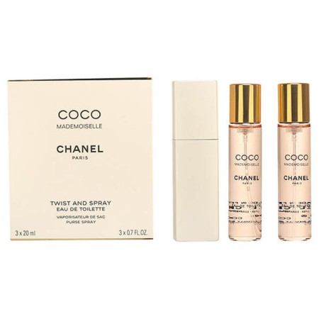 Set de Parfum Femme Chanel Twist & Spray Coco Mademoiselle 3 Pièces: Plus de 300.000 produits de grandes marques en vente direct