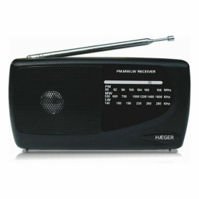 Radio AM/FM Haeger PR-TRI.002A Noir: Plus de 300.000 produits de grandes marques en vente directe à prix usine sur cadeaufou.com