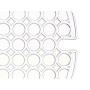 Tapis Antidérapant Kinvara 29100272 Transparent Plastique 29 x 0,1 x 29 cm Évier (12 Unités): Plus de 300.000 produits de grande