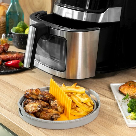Panier en Silicone Pliable pour Friteuses à Air Fliynner InnovaGoods: Plus de 300.000 produits de grandes marques en vente direc