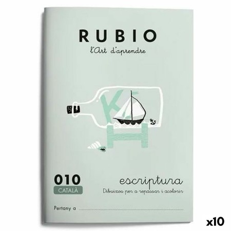 Cahier d'écriture et de calligraphie Rubio Nº10 Catalan A5 20 Volets (10 Unités): Plus de 300.000 produits de grandes marques en