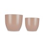 Set de pots Ibergarden CAZORLA-22-28-BE Beige Argile Ø 22 cm Ø 28 cm 22 x 22 x 18 cm 28 x 28 x 24 cm 2 Pièces: Plus de 300.000 p