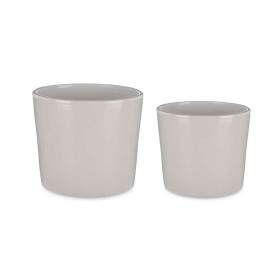 Set de pots Ibergarden CILINDRO-22-27-G Gris Argile Ø 22 cm Ø 27 cm 22 x 22 x 19 cm 27 x 27 x 23 cm 2 Pièces: Plus de 300.000 pr