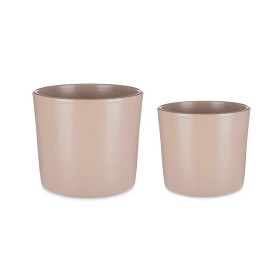 Set de pots Ibergarden CILINDRO-22-27-BE Beige Argile Ø 22 cm Ø 27 cm 22 x 22 x 19 cm 27 x 27 x 23 cm 2 Pièces: Plus de 300.000 