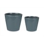 Set de pots Ibergarden LINCE-22-28-A Anthracite Argile Ø 22 cm Ø 28 cm 2 Pièces: Plus de 300.000 produits de grandes marques en 