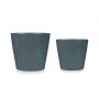 Set de pots Ibergarden LINCE-22-28-A Anthracite Argile Ø 22 cm Ø 28 cm 2 Pièces: Plus de 300.000 produits de grandes marques en 