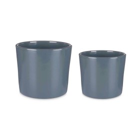 Set de pots Ibergarden CILINDRO-22-27-A Anthracite Argile Ø 22 cm Ø 27 cm 22 x 22 x 19 cm 27 x 27 x 23 cm 2 Pièces: Plus de 300.