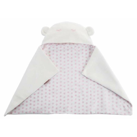 Couverture de bébé Réversible Avec capuche 90 x 66 cm Etoiles: Plus de 300.000 produits de grandes marques en vente directe à pr