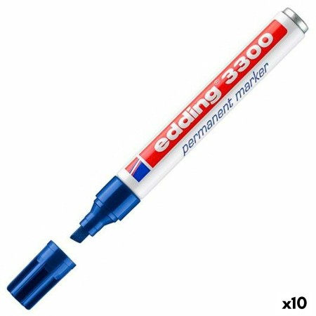 Marqueur permanent Edding 3300 Bleu 10 Pièces (10 Unités): Plus de 300.000 produits de grandes marques en vente directe à prix u