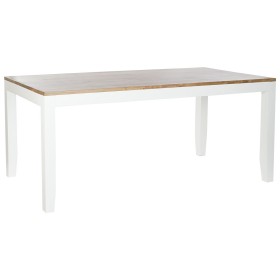 Table de Salle à Manger DKD Home Decor Blanc Marron Bois d'acacia Bois de manguier 200 x 100 x 80 cm: Plus de 300.000 produits d