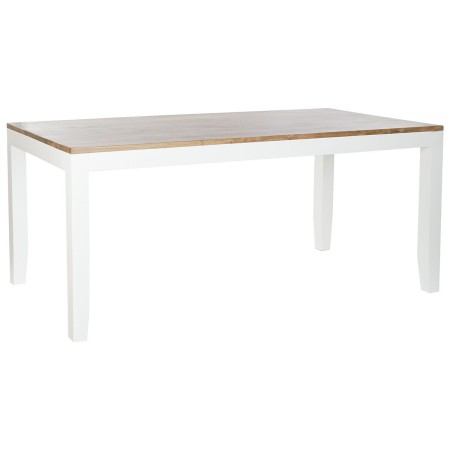 Table de Salle à Manger DKD Home Decor Blanc Marron Bois d'acacia Bois de manguier 200 x 100 x 80 cm: Plus de 300.000 produits d