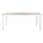 Table de Salle à Manger DKD Home Decor Blanc Marron Bois d'acacia Bois de manguier 200 x 100 x 80 cm: Plus de 300.000 produits d
