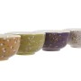 Bol DKD Home Decor Vert Rose Moutarde Lila Dolomite Shabby Chic 600 ml 14 x 14 x 7 cm (4 Unités): Plus de 300.000 produits de gr