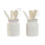 Boîte DKD Home Decor Vert Multicouleur Lila Métal Bois MDF 12 x 12 x 25 cm (2 Unités): Plus de 300.000 produits de grandes marqu