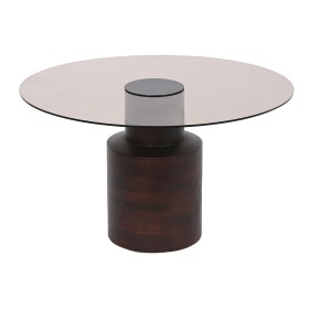Table Basse DKD Home Decor Verre Bois de manguier 80 x 80 x 40 cm: Plus de 300.000 produits de grandes marques en vente directe 