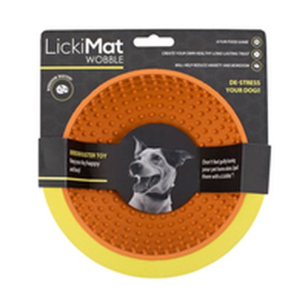 Mangeoire pour chiens Lickimat Wobble Orange Caoutchouc: Plus de 300.000 produits de grandes marques en vente directe à prix usi