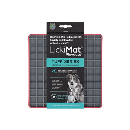 Mangeoire pour chiens Lickimat polypropylène TPR Rouge: Plus de 300.000 produits de grandes marques en vente directe à prix usin