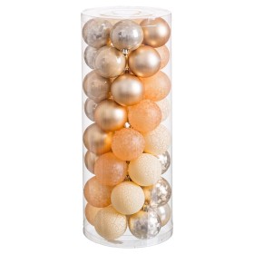 Boules de Noël Doré 6 x 6 x 6 cm (40 Unités): Plus de 300.000 produits de grandes marques en vente directe à prix usine sur cade