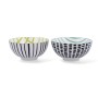 Set de Bols Bidasoa Zigzag Multicouleur Céramique 15 x 15 x 7,3 cm (2 Pièces): Plus de 300.000 produits de grandes marques en ve