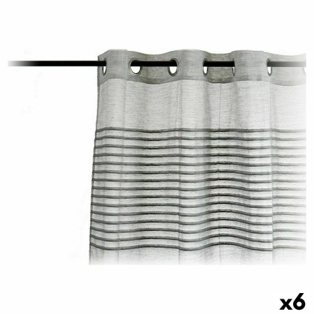 Rideaux 140 x 260 cm Gris clair (6 Unités): Plus de 300.000 produits de grandes marques en vente directe à prix usine sur cadeau