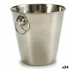 Sceau à Glace Kinvara 24978 Argenté Acier inoxydable 1 L 12 x 12 x 12 cm (24 Unités): Plus de 300.000 produits de grandes marque