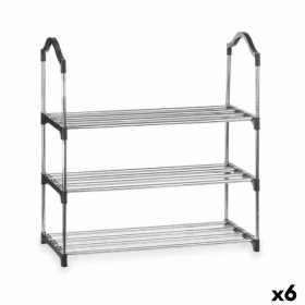 Range-chaussures Kipit 1064 Argenté 58 x 26 x 58 cm 3 Etagères: Plus de 300.000 produits de grandes marques en vente directe à p