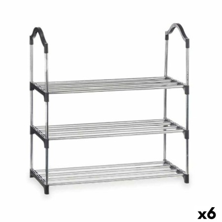 Range-chaussures Kipit 1064 Argenté 58 x 26 x 58 cm 3 Etagères: Plus de 300.000 produits de grandes marques en vente directe à p