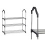 Range-chaussures Kipit 1064 Argenté 58 x 26 x 58 cm 3 Etagères: Plus de 300.000 produits de grandes marques en vente directe à p