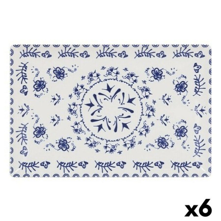 Assiette creuse La Mediterránea Blur Rectangulaire 30 x 20 x 2,5 cm (6 Unités) (30 x 20 cm): Plus de 300.000 produits de grandes