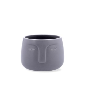 Cache-pot Vinthera Moa Gris foncé Céramique 12,5 x 10,5 cm: Plus de 300.000 produits de grandes marques en vente directe à prix 