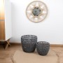 Set de basket Vinthera Moa Coton Métal 2 Pièces Gris: Plus de 300.000 produits de grandes marques en vente directe à prix usine 