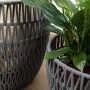 Set de basket Vinthera Moa Coton Métal 2 Pièces Gris: Plus de 300.000 produits de grandes marques en vente directe à prix usine 
