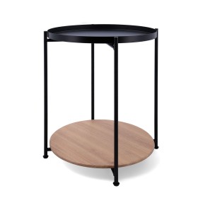 Table d'appoint Vinthera Moa Acier Noir 42 x 42 x 52 cm: Plus de 300.000 produits de grandes marques en vente directe à prix usi