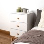 Table de Nuit Vinthera Moa Blanc Mélamine Bois de pin 40 x 30 x 65 cm: Plus de 300.000 produits de grandes marques en vente dire