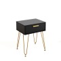 Table de Nuit Vinthera Moa Noir Plastique 40 x 30 x 50 cm: Plus de 300.000 produits de grandes marques en vente directe à prix u