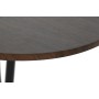 Ensemble Table + 4 Chaises DKD Home Decor Marron Noir Métal Bois MDF 121 x 55 x 78 cm: Plus de 300.000 produits de grandes marqu