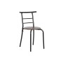Ensemble Table + 4 Chaises DKD Home Decor Marron Noir Métal Bois MDF 121 x 55 x 78 cm: Plus de 300.000 produits de grandes marqu