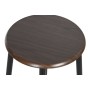 Ensemble Table + 2 Chaises DKD Home Decor Marron Noir Métal Bois MDF 80 x 50 x 84 cm: Plus de 300.000 produits de grandes marque